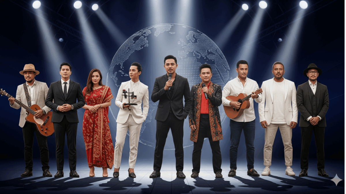 Kolase 8 artis Indonesia dengan karier internasional di panggung dunia