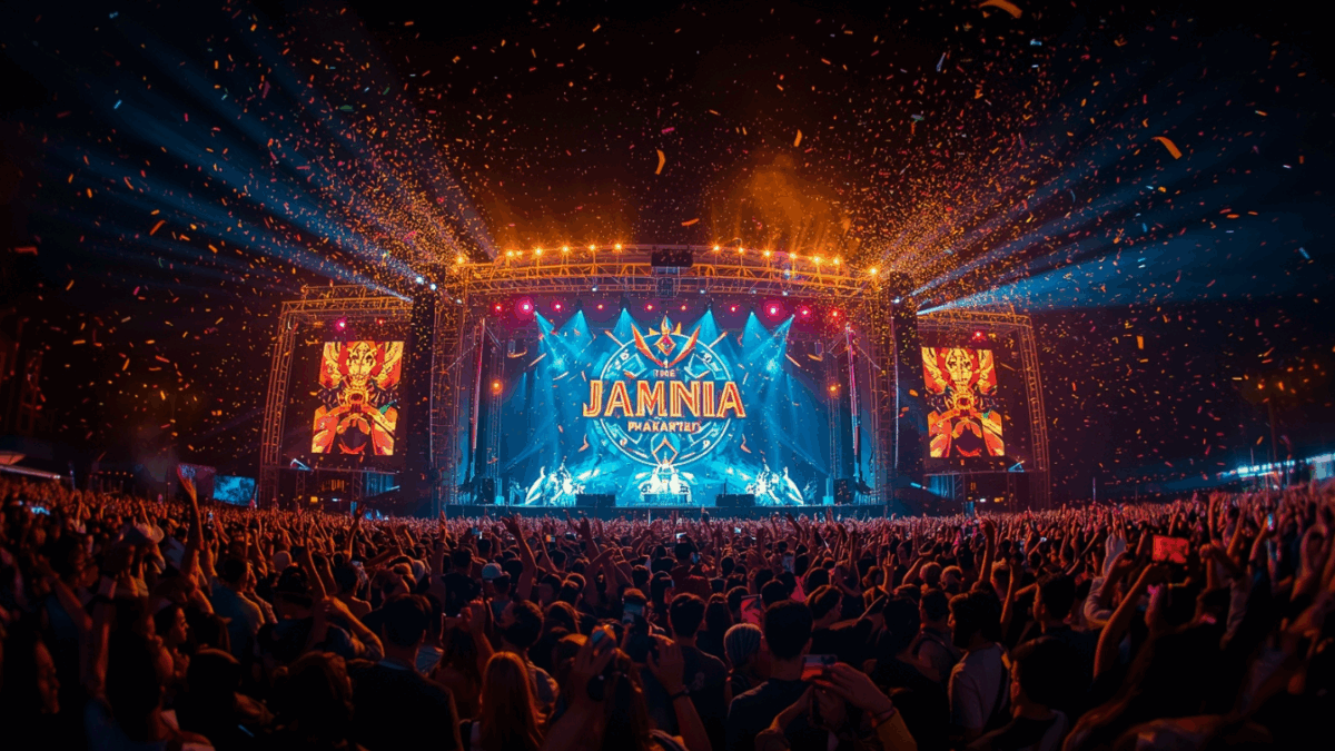 Festival musik EDM terbesar di Jakarta dengan panggung spektakuler.